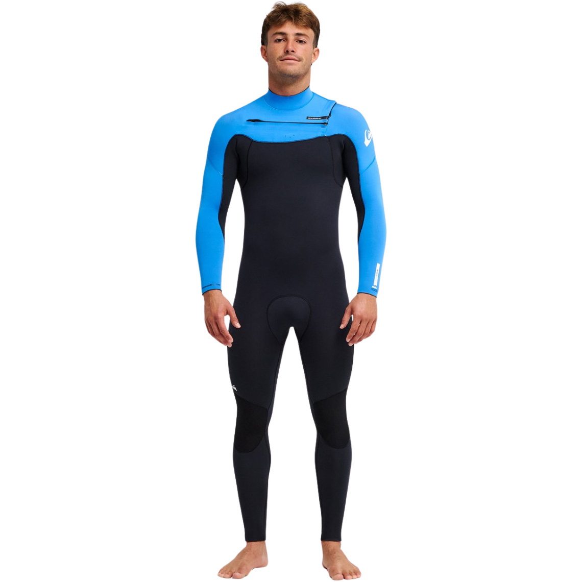 2026 Quiksilver Mens Everyday Sessions 4/3mm Chest Zip Wetsuit 25AW213512 - Palace Blue